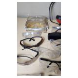 Assorted Safety Equipment including Ear Protection, Safety Glasses, and Goggles