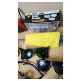 Assorted Safety Equipment including Ear Protection, Safety Glasses, and Goggles