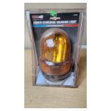 Amber Revolving Warning Light with Metal Bracket