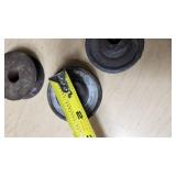 Lot of Metal Pulleys