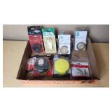 Assorted Briggs & Stratton and Calco Parts Lot including Gas Cap, Oil Filter, and Gasket Kits