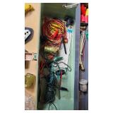 Tool Box with Assorted Electrical Tools and Hardware