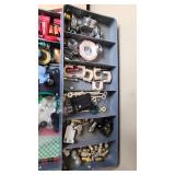 Tool Box with Assorted Electrical Tools and Hardware