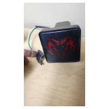 Assorted Vehicle Electrical Components and Accessories including Wiring Harnesses, Connectors, and Decorative Items