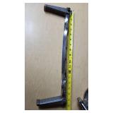 Harley Davidson and Other Motorcycle Parts Set including Sportster Seat, Backrest, and Various Accessories