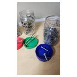 Assorted Hardware Collection including Screws, Bolts, and Fasteners