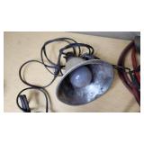 Metal Clamp Lights and Work Light with Extension Cord Lot