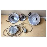 Clamp Lights with Reflectors and Corded Plug