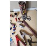 Various Hand Tools, Tool Tools and Accessories including Duo-Therm Thermostat and Socket Set