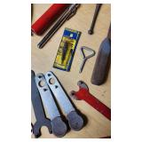 Various Hand Tools, Tool Tools and Accessories including Duo-Therm Thermostat and Socket Set