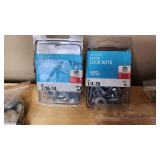 Assorted Hardware and Fasteners including Nylon Lock Nuts, Bolts, and Washers