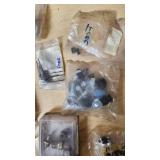 Various Hardware and Plumbing Parts including SharkBite Connectors, Springs, and Belwith Cabinet Hardware