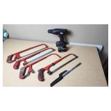 Black & Decker 14.4V Cordless Drill and Hacksaws