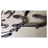 Assorted Vintage and Mechanical Items including Automotive Lights, Recoton CD324 Adapter, and Tools