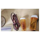 Assorted Electrical Components and Tools including Auto Heater Fan, Wires, and Accessories