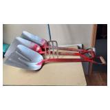 Lot of Shovels and Pitchfork