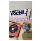 Assorted Hardware, Tools, and Accessories Lot Cabinet Locks, Drywall Anchors, Fly Ribbons and More