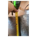 Galvanized Duct Pipes and Accessories 6 1/2"