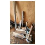 Mixed HVAC Parts and Supplies including Vent Pipes, Elbows, and Fittings