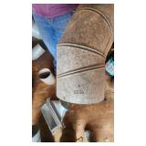 Various HVAC Ductwork Pieces and Accessories including Pipe, Elbows, and Connectors