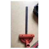 DeWalt Tool Case with Admiral 10" 40T Saw Blade and Miter Gauge