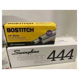 Scotch Tape and Dispenser, Swingline Stapler and Staples