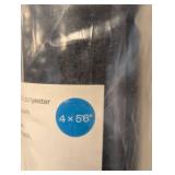 NEW ROOM ESSENTIALS AREA RUG (BLUE SHAG) 4’5’x6”