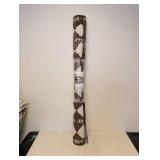 NEW THRESHOLD AREA RUG (BROWN & WHITE PATTERNED) 5’x7’