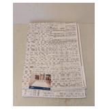 NEW MOHAWK TANGIERS COLLECTION ACCENT RUG (IVORY BEIGE ) 30”x45”