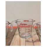 (3) PYREX MEASURING CUPS
