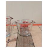 (3) PYREX MEASURING CUPS