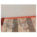 (3) PYREX MEASURING CUPS