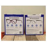 (2) NEW FOSTER GRANT +2.50 READING GLASSES 3PK.