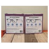 (2) NEW FOSTER GRANT +1.50 READING GLASSES 3PK.
