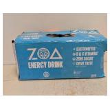 NEW ZOA ENERGY DRINK TRIPLE FLAVOR 18PK.