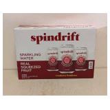 NEW SPINDRIFT SPARKLING WATER 24PK. (CRANBERRY RASPBERRY)
