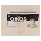 NEW OIKOS PROTEIN SHAKE (VANILLA) 18PK.