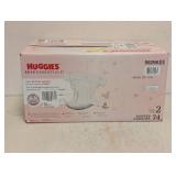 NEW HUGGIES SKIN ESSENTIALS 74 DIAPERS SIZE 2