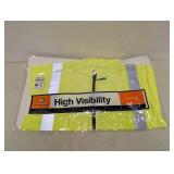 NEW ML KISHIGO HIGH VISIBILITY HOODED SWEATER SIZE LARGE