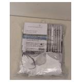 NEW CURTAINWORKS ONE ROD POCKET FLIPPABLE PANEL WATERCOLOR FLORAL