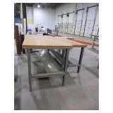 METAL, HEIGHT ADJUSTABLE, U-LINE PACKING TABLES