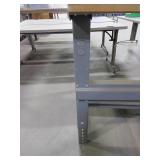 METAL, HEIGHT ADJUSTABLE, U-LINE PACKING TABLES
