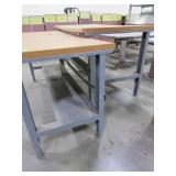 METAL, HEIGHT ADJUSTABLE, U-LINE PACKING TABLES