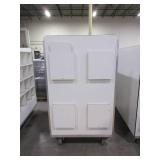 WHITE ROLLING WAREHOUSE CARTS