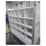 WHITE ROLLING WAREHOUSE CARTS