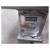 U-LINE, COLLAPSIBLE, WIRE CONTAINER WITH CASTERS.