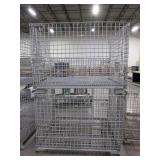 U-LINE, COLLAPSIBLE, WIRE CONTAINERS