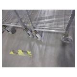 CARI ALL, METRO STYLE,  WIRE SHELVING ON WHEELS