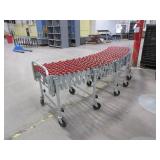 FLEXIBLE, ROLLING, EXPANDING, CONVEYOR UNIT