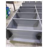 GRAY MEAL SHELVING UNITS - DOUBLE WIDE AND SINGLE WIDE